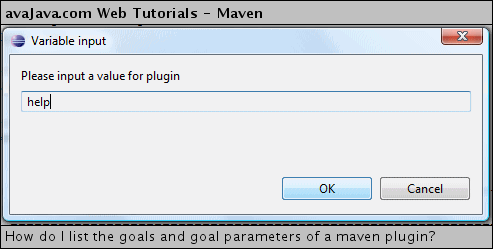 Specifying help plugin